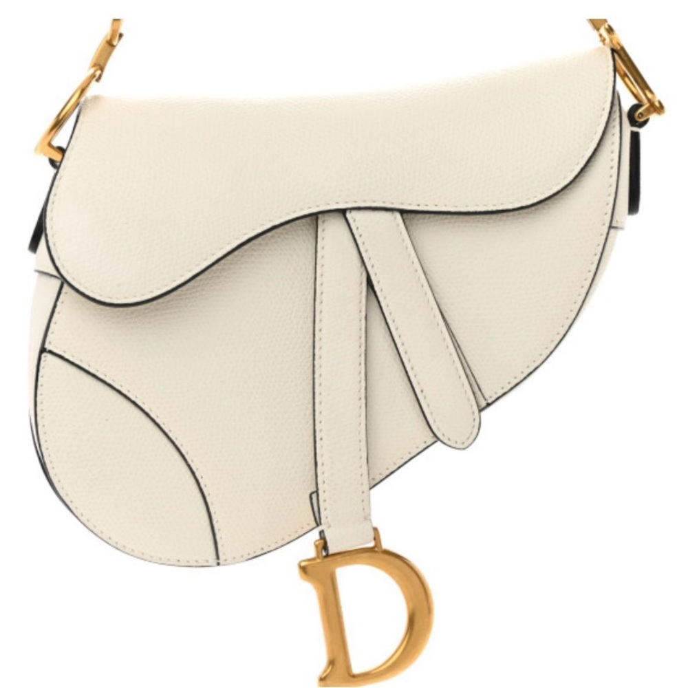 Christian Dior most coveted MINI White Saddle Bag